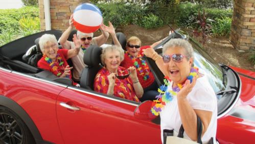Ladies in Red Convertable